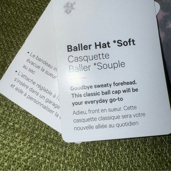 Lululemon NWT Women's Baller Hat Cap Pink and Gray Water Repellant One Size - Picture 5 of 8